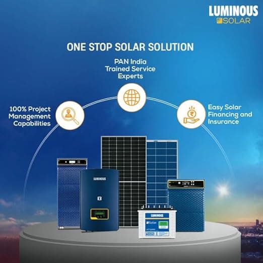 Luminous LPTT12150H 150Ah Tall Tubular Solar Battery | Efficient | Reliable | Low Maintenance | 5-Year Warranty