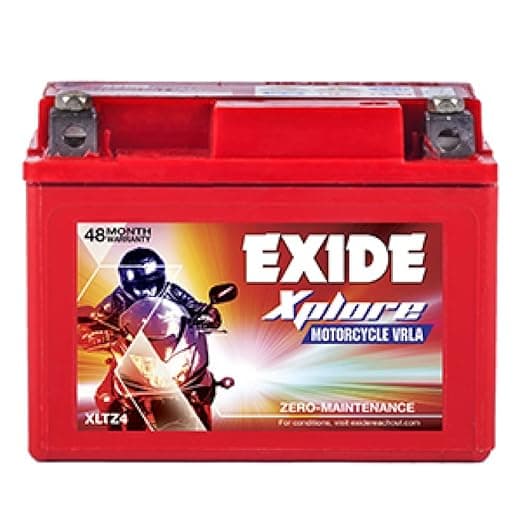 Exide Xplore XLTZ4A 4AH Motorcycle Battery